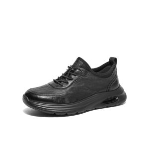 Belle Mens Shoes Thick Bottom Increased Leisure Business Soft Bottom Running Sports Shoes Winter New Fleece D2X18A