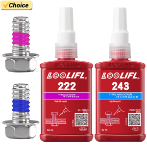 222 243 271 Threadlocker Anaerobic Glues Anti Loose Screw Glues Fastening Quickly Cured Thread Locking Agent Sealant for Screws