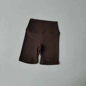 High Waist Five Inch Running Shorts Womens Fitness Yoga Pants Dry Quick Breathable Nylon-running Yoga Shorts Gym Training