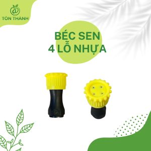 BÉC SEN BÉC HOA MAI 4 LỖ NHỰA PHUN T.H.U.Ố.C TƯỚI CÂY DÙNG CHO BÌNH XỊT ĐIỆN