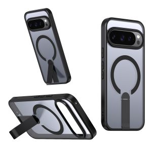 szhaiyu | Luxury Magnetic Stand Armor Phone Case for Google Pixel 10 9 Pro 10 Pro XL 10A 9A for Magsafe Wireless Charging Shockproof Cover
