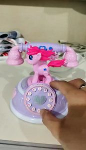 Mainan Anak Perempuan Telepon Little Pony Unicorn Telephone