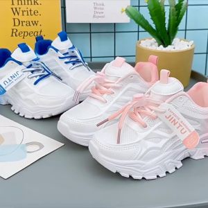 Sepatu Kets impor Fashion Anak Cewek Perempuan Produk Sesuai Gambar Ukuran 26-37 Bisa COD SP-054