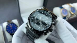 OLEVS resmi Autentik merek jam tangan pria anti air cowok keren original asli import elegan mewah dewasa terbaru Santai mode murid Multifungsi bercahaya kalender tali jam baja tahan karat Jam tangan kuarsa buat gaya kado untuk pacar cowok