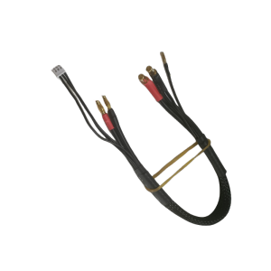Elec High Amps 2S RC Car Hardcase LiPo Battery Double 4mm Gold Plug Bullet Connector 5mm Pins 2mm 12awg 300mm JST-XH3P 22awg 360