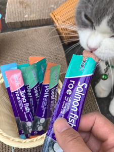 ISHTAR Cat Treats Wet Food Cat Strip Fish Food Nutritional Version