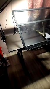 Art Height Adjustable Multifunctional Art Craft Artists Desk Tilting Glass Tabletop Drafting Table for Painting