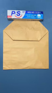 100 Túi Giấy Kraft | size 30 x 30 cm | Định lượng 80 gsm - Sự lựa chọn hoàn hảo để đóng gói thực phẩm và hàng hóa