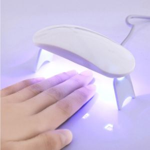 Mini Usb 6W Nail Drying Lamp Machine Portable 3 LED UV Manicure Lamp Nails USB Cable Home Use Nail Lamp Small Desk Drying Nail