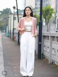 💥[A417] Áo khoác len nữ Cardigan GÂN LƯỚI BI TRÒN tay dài mỏng nhẹ đi biển dễ phối đồ - L2M