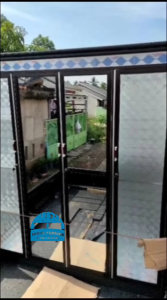 lemari pakaian alumunium 4 pintu terbaru minimalis lemari alumunium termurah