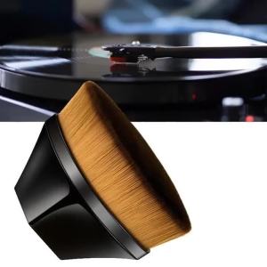 1PC S/L Anti Static Vinyl Record Brush Vinyl Brush Carbon Fiber Bristles Cleaning Brush for Records Vinyl Record Cleaner Brush