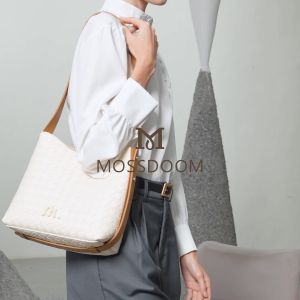 MOSSDOOM Tas Wanita Vela Bag Temperamen Premium yang Elegan & Tas Bahu Komuter yang Trendi