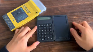 12 Bit Display Smart Graphing Digital Scientific Calculator with 5/6.7 inch Memo LCD Writing Pad For Student Business Office