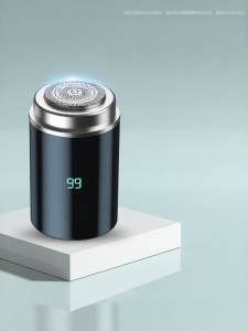 2024 New Precision Engineering Steel Cannon Electric Shaver Portable Mini Mens Beard Razor Gift for Boyfriend 1307A