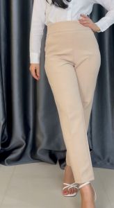 กางเกงทรงบอย เอวสูง 9 ส่วน