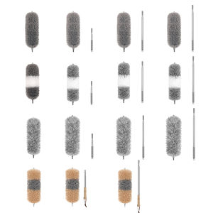 【New Arrival】 Cleaning Brush Multifunctional Dust Removal Brush Household Tools Long Handle Lightweight for Furniture Bottom Fur Hair