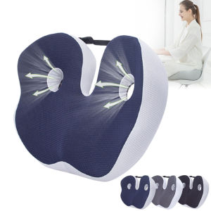 Office Chair Cushion Car Seat Cushion Beautiful Buttocks Cushion Hemorrhoid Cushion Memory Foam Coccyx Cushion Pads for Tailbone Pain Sciatica Relief Pillow Correct Sitting Posture