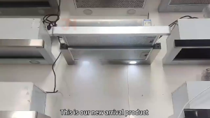 Retractable/Telescopic Rangehood 900MM Built-In Telescopic Hood Stainless Steel Dual Motor 900mm Width Range Hood