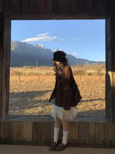 Váy Ngắn Xếp Ly Ren Không Đều Cạp Cao Cho Nữ Mùa Xuân Thu Váy Ngắn Không Đối Xứng Váy Dài Nửa Thân Váy Chữ a