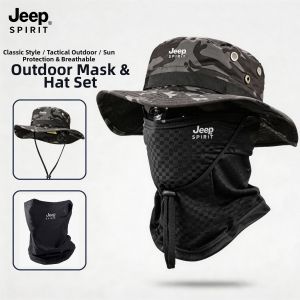 JEEP SPIRIT | Mũ Rộng Bảo Vệ Tia cực Tím cho Nam