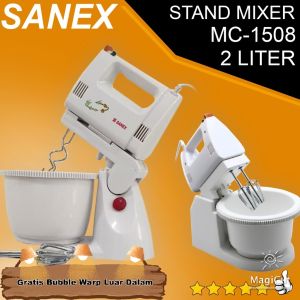 Senex Mixer Standing Adonan Roti MC1508 Bonus Bubble Warp Luar Dalam