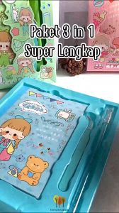 Paket Sticker SZ-57 & Alat Potong Pinset Capit: Hadiah Lucu Untuk Anak