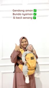 CuddleMe Baby Ultimo Carrier Gendongan Bayi Hipseat WCSSC Ultimo Jacquard