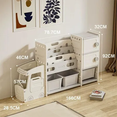AOBIXIONG | Multifunctional Toy Storage Shelf Multilevel Bookshelf