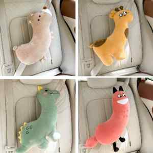 Car Childrens Pillow Safety Belt Shoulder Protector Car Interior Rear Seat Sleeping Device Baby on Board Blue Rain ZC014-14