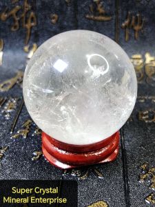 Natural Brazil High Gred White Quartz Crystal Ball Ornament WQB23 #Crystalball #WhiteCrystal #CrystalQuartz #homedecor #Lifestyle #Furniture #WhiteQuartz