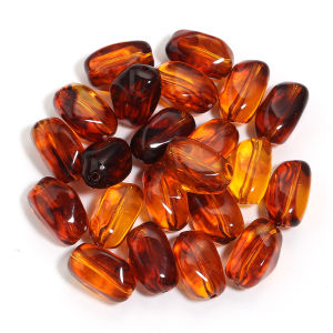 20 Chiếc Hạt Acrylic Hình Đám Mây Hai Màu Không Đều 21x12mm Hạt Rời Làm Vòng Tay Vòng Cổ Trang Sức Tự Làm