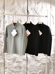 Thick Warm Double-Sided Fleece Half-Zip Stand Collar Outdoor Hoodie Mens Winter Casual Polyester Fiber Long Sleeve Basic Style