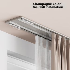 SHELIANKE | Quiet Super Thin Aluminum Curtain Track