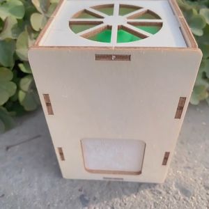 ชุดประกอบไม้ เครื่องกรองอากาศจำลอง กรองฝุ่น PM2.5 T-M141 STEM ชุดทดลอง โครงการวิทยาศาสตร์ DIY