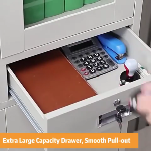 Iron Cabinet For Documents Office Materials Archives Vouchers Storage With Lock