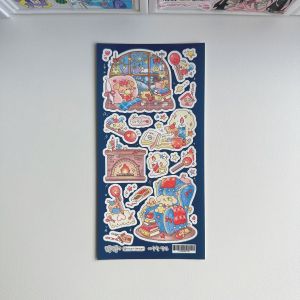 สติกเกอร์ตุ๊กตาสุนัขน่ารัก ปกโทรศัพท์มือถือ DIY ลายการ์ตูน บันทึกการ์ตูน ลายการ์ตูนเกาหลี ลายการ์ตูนน่ารัก ลายการ์ตูนน่ารัก