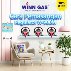 Regulator Kompor Gas Triple Lock W900M W900NM oleh WINN GAS