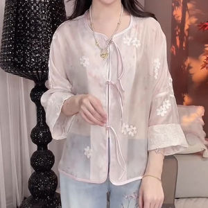 SHUAIYUE | Áo Thêu Phong Cách Trung Quốc Truyền Thống cho Nữ