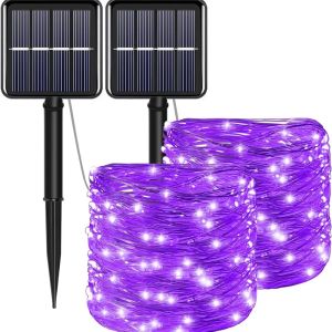 Outdoor LED Copper Wire Lights Garden Fairy String Lights for Christmas Street Patio Tree Party Wedding Room Home Deocration