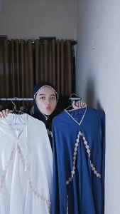 Mukena Dewasa Renda Melati Arroja - ANTAZKA MUKENA