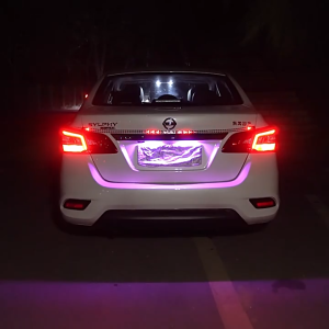 【12V RGB LED Strip Lights】Car Truck Tail Light Strobe Flashing & Running Streamer | Waterproof Decoration & Warning Light for Lorry Trailer Van Caravan