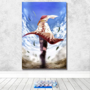 Bandai | Classic Japan Anime Naruto Oil Painting By Numbers Modern Wall Decor for Living Room Bedroom Perfect Gift No Frame