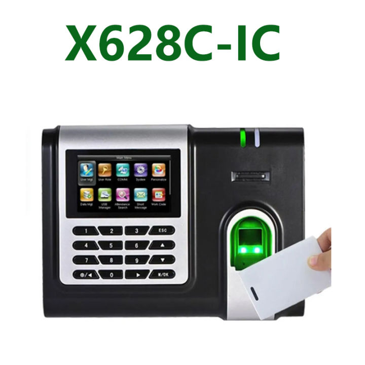 Ic Verification Machine ZKteco X628C-IC 2.8-inch screen fingerprint+13.56MHz MF IC card ...