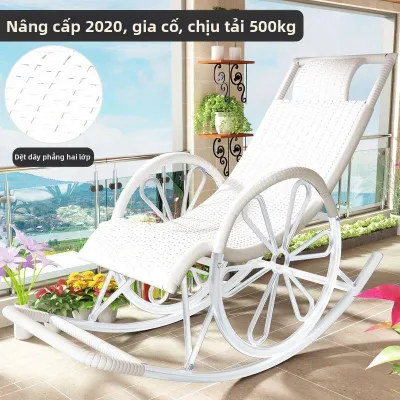 AYIJIE | Ghế Lắc Mây Bền và Thoải Mái