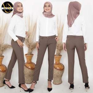Celana Kantor Wanita Kancing 2 JUMBO