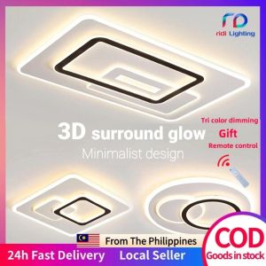 RIDI 3-color adjustable living room ceiling lights for ceiling led lights Save electricity costs design center light for ceiling