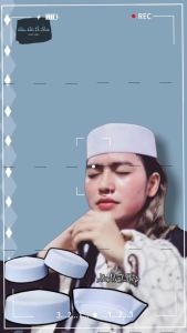 Songkok Batok Putih Santri | Kopiah Putih Manis Tinggi 6 7 8 Cm | Peci Habib Bahar Bin Smith