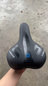Bike Seat Bicycle Seat Comfortable Road Bike Saddle Sponge Bigger Cushion BLUE label
