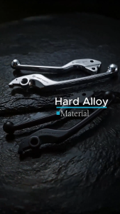 LEGITMOTO GIORNO 125 HANDLE BRAKE LEVER ALLOY BLACK / CHROME LG-11712 SET WITH LOGO FOR HONDA GIORNO125 MOTORCYCLE